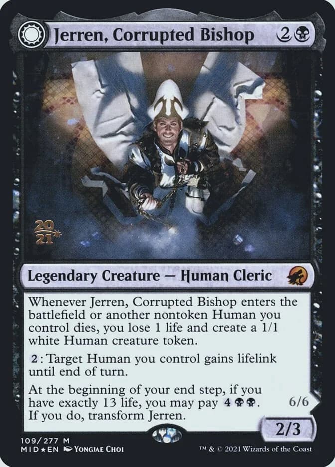 Jerren, Corrupted Bishop // Ormendahl, the Corrupter