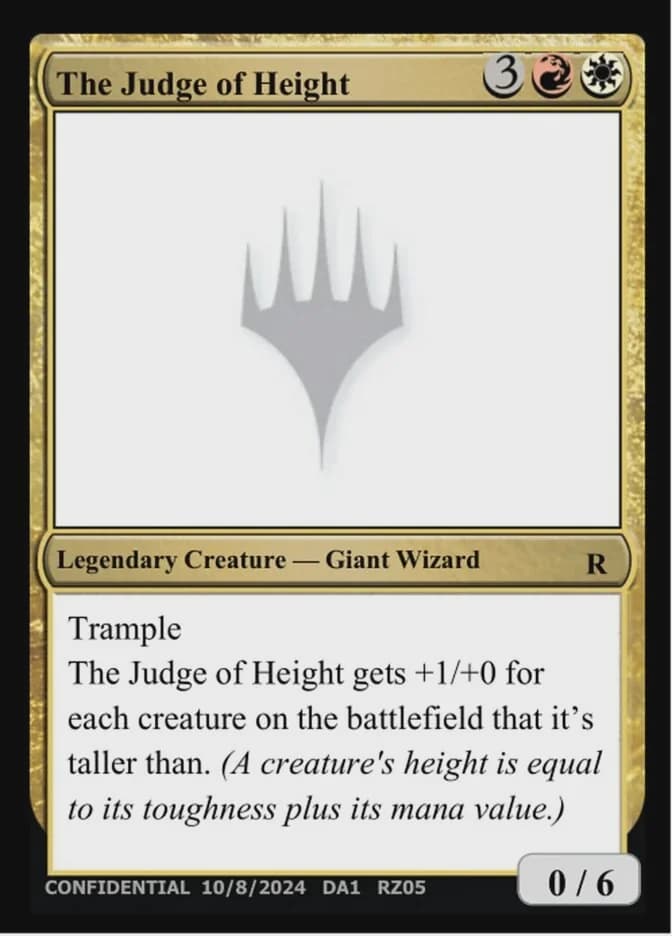 The Judge of Height